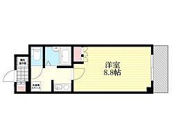 ホルス240 1Kの間取図画像