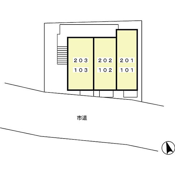 ポラリス 102｜千葉県松戸市金ケ作(賃貸アパート1K・1階・23.40㎡)の写真 その3
