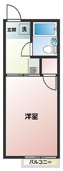 コーポシマノ 202｜千葉県松戸市馬橋(賃貸アパート1K・2階・19.61㎡)の写真 その2