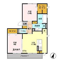 千葉県流山市古間木33（賃貸アパート2LDK・2階・54.67㎡） その2