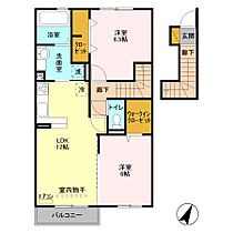 千葉県流山市おおたかの森北1丁目18-4（賃貸アパート2LDK・2階・64.21㎡） その2