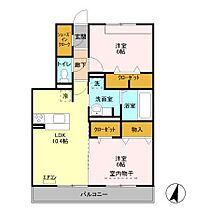 千葉県流山市おおたかの森東3丁目33-4（賃貸アパート2LDK・3階・57.65㎡） その2