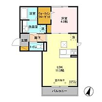 千葉県流山市おおたかの森北3丁目40-24（賃貸アパート1LDK・1階・40.83㎡） その2