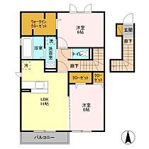 千葉県柏市船戸3丁目3-18（賃貸アパート2LDK・2階・61.13㎡） その2