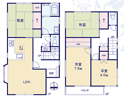 間取りを拡大表示