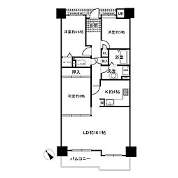 ジークレフ武庫川公園 3LDKの間取図画像