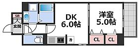 リアライズ鶴橋東II  ｜ 大阪府大阪市生野区中川西1丁目（賃貸マンション1DK・6階・31.71㎡） その2