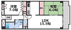 コンフォートヴィラ緑橋  ｜ 大阪府大阪市城東区東中浜8丁目（賃貸マンション2LDK・1階・67.86㎡） その2