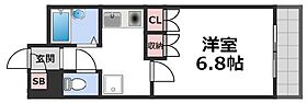 サンモール  ｜ 大阪府東大阪市長堂1丁目（賃貸マンション1K・6階・22.80㎡） その2