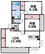 CIELO AZUL  ｜ 大阪府大阪市阿倍野区天王寺町南2丁目（賃貸アパート2LDK・1階・65.90㎡） その2