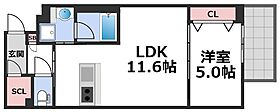 estageo北田辺  ｜ 大阪府大阪市東住吉区駒川1丁目（賃貸マンション1LDK・5階・40.00㎡） その2