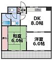 マンションリバーシティー久6階6.9万円