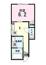 間取図画像 1K