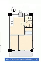 ゆう・もあマンション 2DKの間取図画像