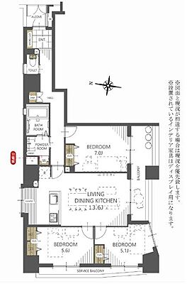 間取り グランフォーレ青葉通 4階/-