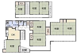 JR陸羽東線 古川駅 徒歩16分 8DKの間取り