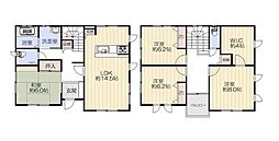 美里町駅東1丁目　中古戸建 4LDKの間取り