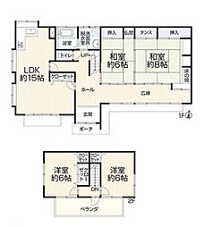 宮城郡松島町磯崎字光陽台中古戸建 4LDKの間取り