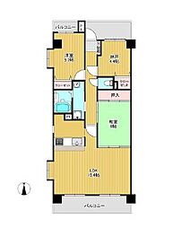 ボザール仙台南 2SLDKの間取図画像