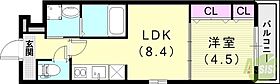 フジパレス香櫨園ノース  ｜ 兵庫県西宮市川西町7-28（賃貸アパート1LDK・1階・33.00㎡） その2