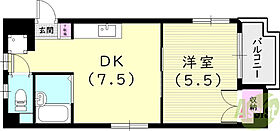 ハウディ西宮北口  ｜ 兵庫県西宮市高木西町11-1（賃貸マンション1DK・1階・28.55㎡） その2