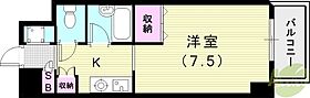 ブランベール甲東園  ｜ 兵庫県西宮市松籟荘11-11（賃貸マンション1K・5階・23.82㎡） その2