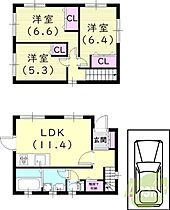 苦楽園貸家  ｜ 兵庫県西宮市苦楽園四番町（賃貸一戸建3LDK・2階・78.94㎡） その2