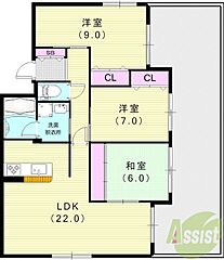 物件の間取り