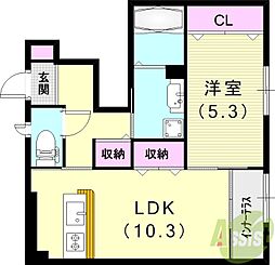 アムグラースI 1階