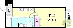 フジパレス西宮今津III番館 1階/-