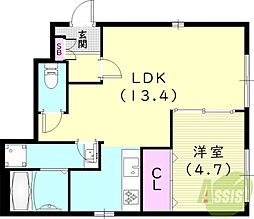 リタ・フレール一番町 2階/-