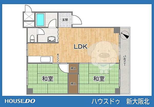 間取りを拡大表示