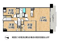 間取図画像 3LDK