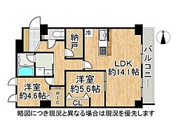 間取図画像 2SLDK