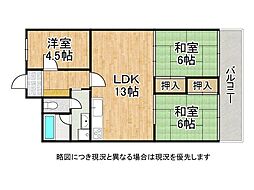 間取図画像 3LDK