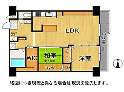 梅津グランドハイツ 2LDKの間取図画像