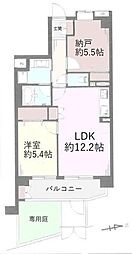 レーベンハイム東武練馬 1SLDKの間取図画像