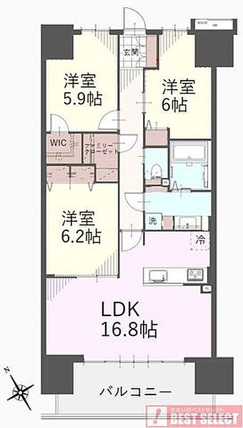 間取りを拡大表示