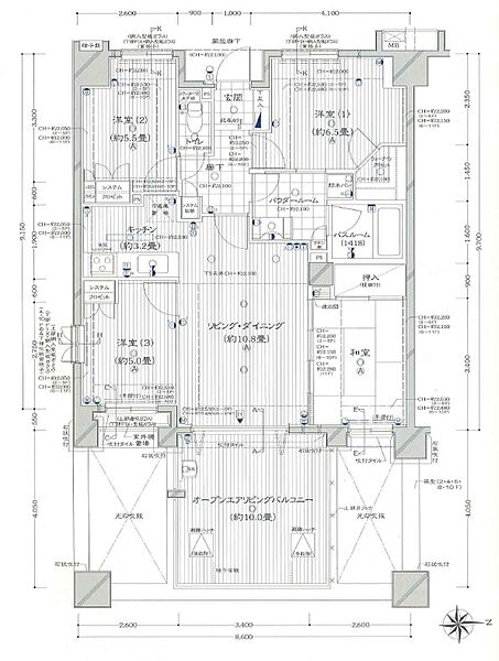 間取りを拡大表示