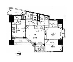 ライオンズマンション平間駅前 3DKの間取図画像
