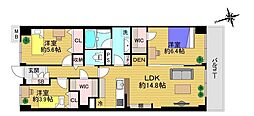 蒲田グリーンパーク 3LDKの間取図画像