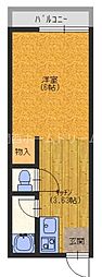 ダイヤコーポ 1Kの間取図画像
