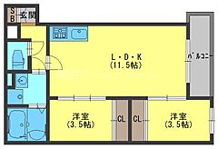 物件の間取り