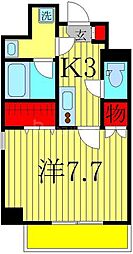 アトレ西葛西 3階1Kの間取り