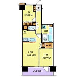 プレサンスロジェ西葛西 1SLDKの間取図画像