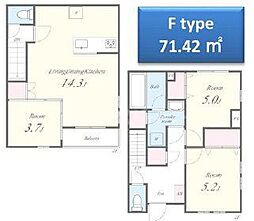 mi patio A棟 3LDKの間取図画像