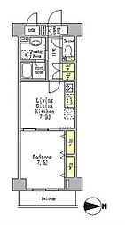 FONTEOTTO 1LDKの間取図画像