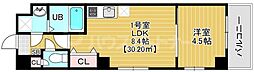 ソレイユ北砂 1LDKの間取図画像