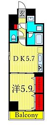 GRANDIROAZO 1DKの間取図画像