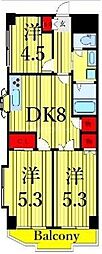 SUNREGALO葛西 3DKの間取図画像